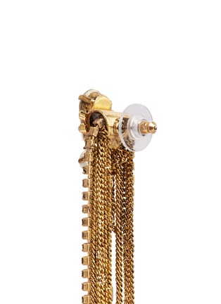 Detail View - Click To Enlarge - ERICKSON BEAMON - 'Born Again' crystal mixed chain drop earrings