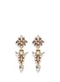Main View - Click To Enlarge - ERICKSON BEAMON - 'Born Again' glass pearl crystal drop earrings