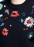 Detail View - Click To Enlarge - VICTORIA, VICTORIA BECKHAM - Flower embroidered sweater