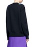 Back View - Click To Enlarge - VICTORIA, VICTORIA BECKHAM - Flower embroidered sweater