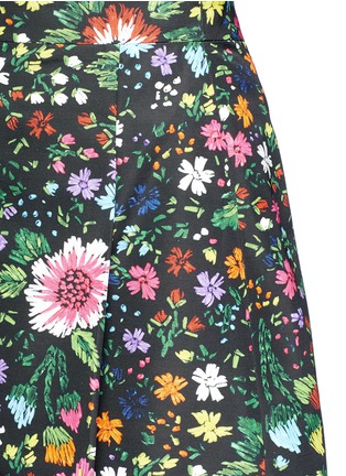 Detail View - Click To Enlarge - VICTORIA, VICTORIA BECKHAM - Floral print faille skirt
