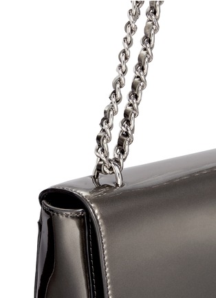 Detail View - Click To Enlarge - TORY BURCH - 'Mercer' adjustable metallic leather shoulder bag
