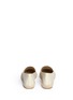 Back View - Click To Enlarge - TORY BURCH - 'Jamie' leather logo colourblock canvas espadrille slip-ons