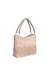 Front View - Click To Enlarge - TORY BURCH - 'Zoey' floral perforated leather tote