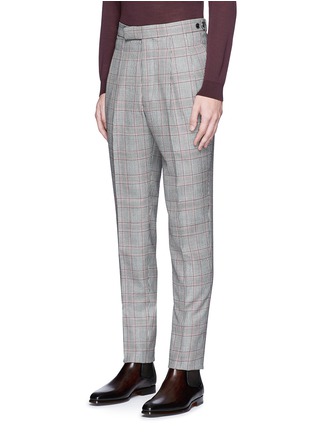 Front View - Click To Enlarge - TOMORROWLAND - Slim fit Dormeuil Sportex Vintage® wool houndstooth pants