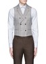 Main View - Click To Enlarge - TOMORROWLAND - Dormeuil Sportex Vintage® wool houndstooth double breasted vest
