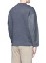 Back View - Click To Enlarge - TOMORROWLAND - Ribbed shoulder wool felt sweater