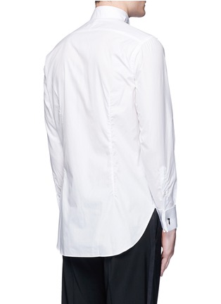 Back View - Click To Enlarge - TOMORROWLAND - Wingtip collar cotton poplin shirt