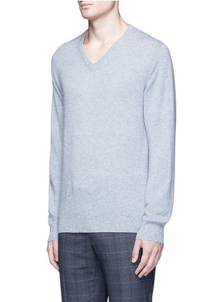 Front View - Click To Enlarge - TOMORROWLAND - Mélange brushed wool sweater