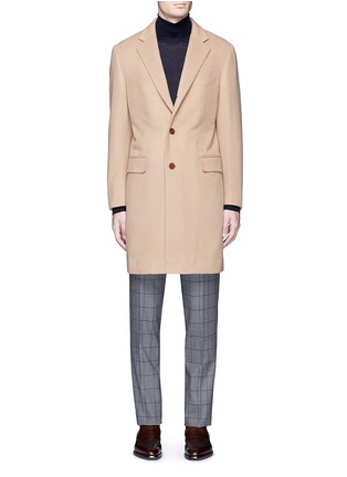 Main View - Click To Enlarge - TOMORROWLAND - Wool-cashmere flannel Chesterfield coat