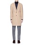 Main View - Click To Enlarge - TOMORROWLAND - Wool-cashmere flannel Chesterfield coat