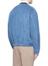 Back View - Click To Enlarge - TOMORROWLAND - Striped tweed padded bomber jacket
