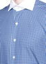 Detail View - Click To Enlarge - TOMORROWLAND - Contrast collar check cotton poplin shirt