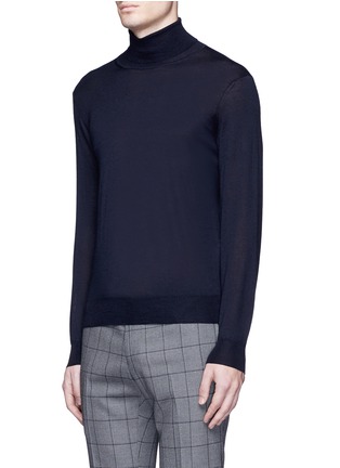 Front View - Click To Enlarge - TOMORROWLAND - Cashmere-silk turtleneck sweater