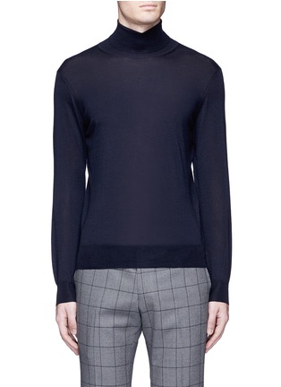 Main View - Click To Enlarge - TOMORROWLAND - Cashmere-silk turtleneck sweater
