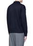 Back View - Click To Enlarge - TOMORROWLAND - Wool-Mohair long sleeve tricot knit polo sweater