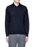 Main View - Click To Enlarge - TOMORROWLAND - Wool-Mohair long sleeve tricot knit polo sweater