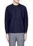 Main View - Click To Enlarge - TOMORROWLAND - Ribbed shoulder wool felt sweater