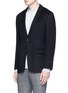 Front View - Click To Enlarge - TOMORROWLAND - Felted cotton soft blazer