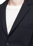 Detail View - Click To Enlarge - TOMORROWLAND - Textured wool blend soft blazer