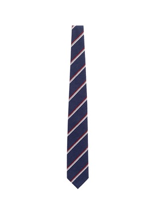 Main View - Click To Enlarge - TOMORROWLAND - Stripe silk shantung tie