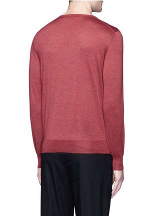 Back View - Click To Enlarge - TOMORROWLAND - Cashmere-silk V-neck sweater