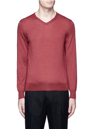 Main View - Click To Enlarge - TOMORROWLAND - Cashmere-silk V-neck sweater