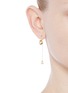 Figure View - Click To Enlarge - LAMA HOURANI JEWELRY  - 'Evolution Of Rock' diamond 18k yellow gold earrings