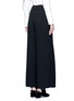 Back View - Click To Enlarge - C/MEO COLLECTIVE - 'Cold Shoulder' wide leg crepe pants