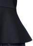 Detail View - Click To Enlarge - THE ROW - 'Mel' scuba jersey peplum long sleeve top