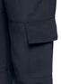 Detail View - Click To Enlarge - THEORY - 'Hamtana' elastic waist silk habotai cargo pants