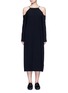 Main View - Click To Enlarge - THE ROW - 'Cady' cold shoulder midi dress