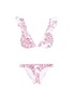 Main View - Click To Enlarge - ZIMMERMANN - 'Roza' frill trim floral print bikini set