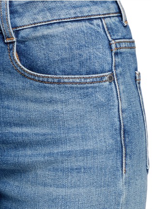 Detail View - Click To Enlarge - STELLA MCCARTNEY - Fray edge wide leg jeans