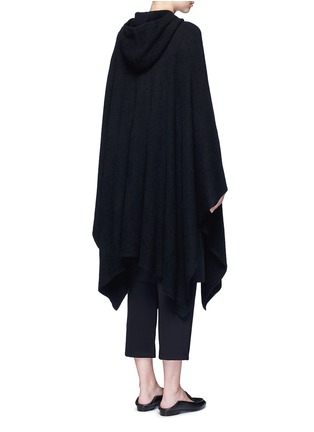 Back View - Click To Enlarge - THE ROW - 'Asham' hooded cashmere-silk cape