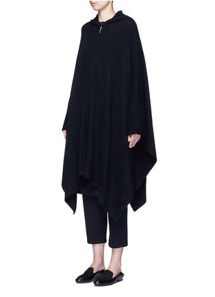 Front View - Click To Enlarge - THE ROW - 'Asham' hooded cashmere-silk cape