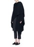 Figure View - Click To Enlarge - THE ROW - 'Asham' hooded cashmere-silk cape