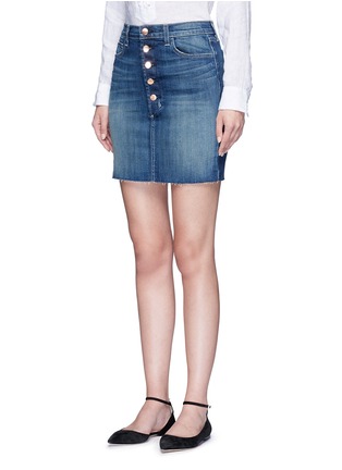 Front View - Click To Enlarge - J BRAND - 'Rosalie' button denim skirt