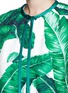 Detail View - Click To Enlarge - - - Banana leaf print brocade jacket