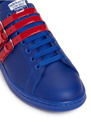 Detail View - Click To Enlarge - ADIDAS X RAF SIMONS - 'Stan Smith' triple strap leather sneakers