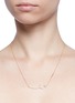 Detail View - Click To Enlarge - PHYNE BY PAIGE NOVICK - 'Unstable' diamond pavé pearl 18k gold pendant necklace