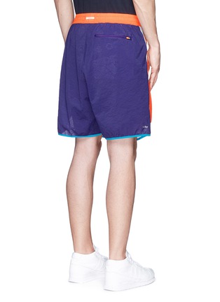 Back View - Click To Enlarge - 72896 - Perforated nylon shorts