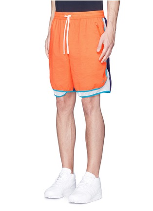 Front View - Click To Enlarge - 72896 - Perforated nylon shorts