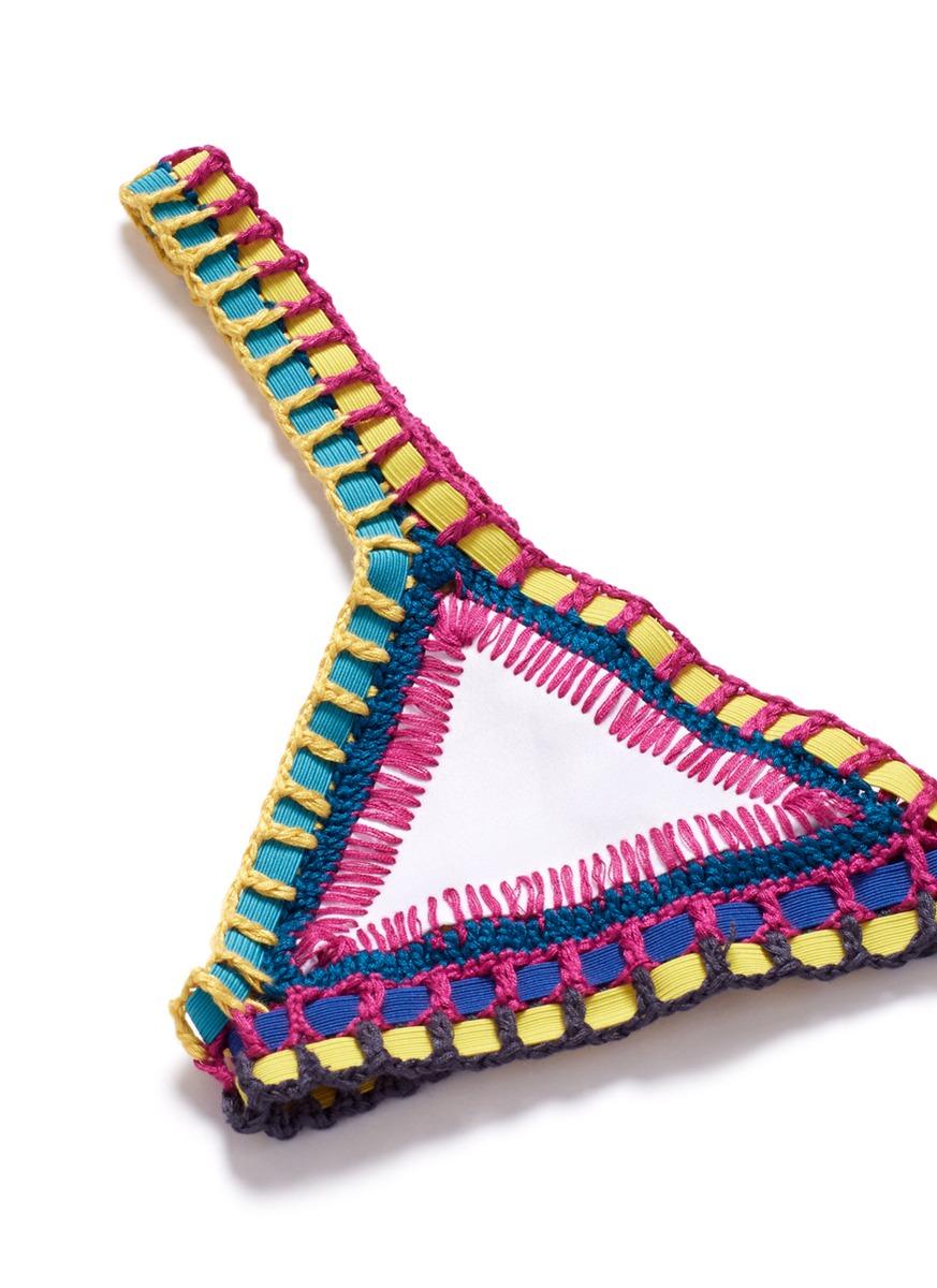KIINI 'Yaz' hand crochet triangle bikini top