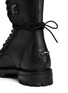 Detail View - Click To Enlarge - RICK OWENS  - Lace-up leather boots