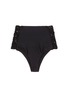 Main View - Click To Enlarge - MIKOH - 'Rarotonga' lattice side high waist bikini bottoms