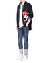 Figure View - Click To Enlarge - 71465 - Floral pocket windbreaker shirt jacket