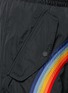 Detail View - Click To Enlarge - 71465 - Rainbow appliqué zip cuff pants
