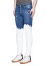 Front View - Click To Enlarge - 71465 - Paint dip distressed skinny jeans