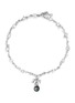 Main View - Click To Enlarge - HETING - 'Dewdrop' pearl flower bud sapphire 18k white gold necklace